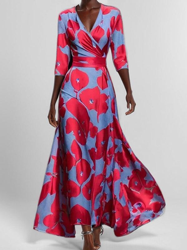 M&H | Mid Sleeve Maxi Dress