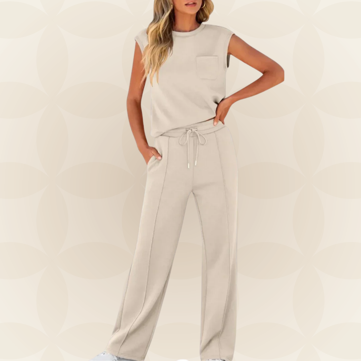 M&H | Two-Piece Lounge Set in Soft Knit