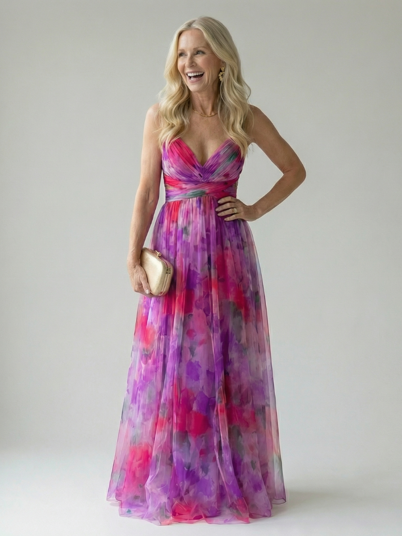 Maya | Sleeveless Wrap Maxi Dress