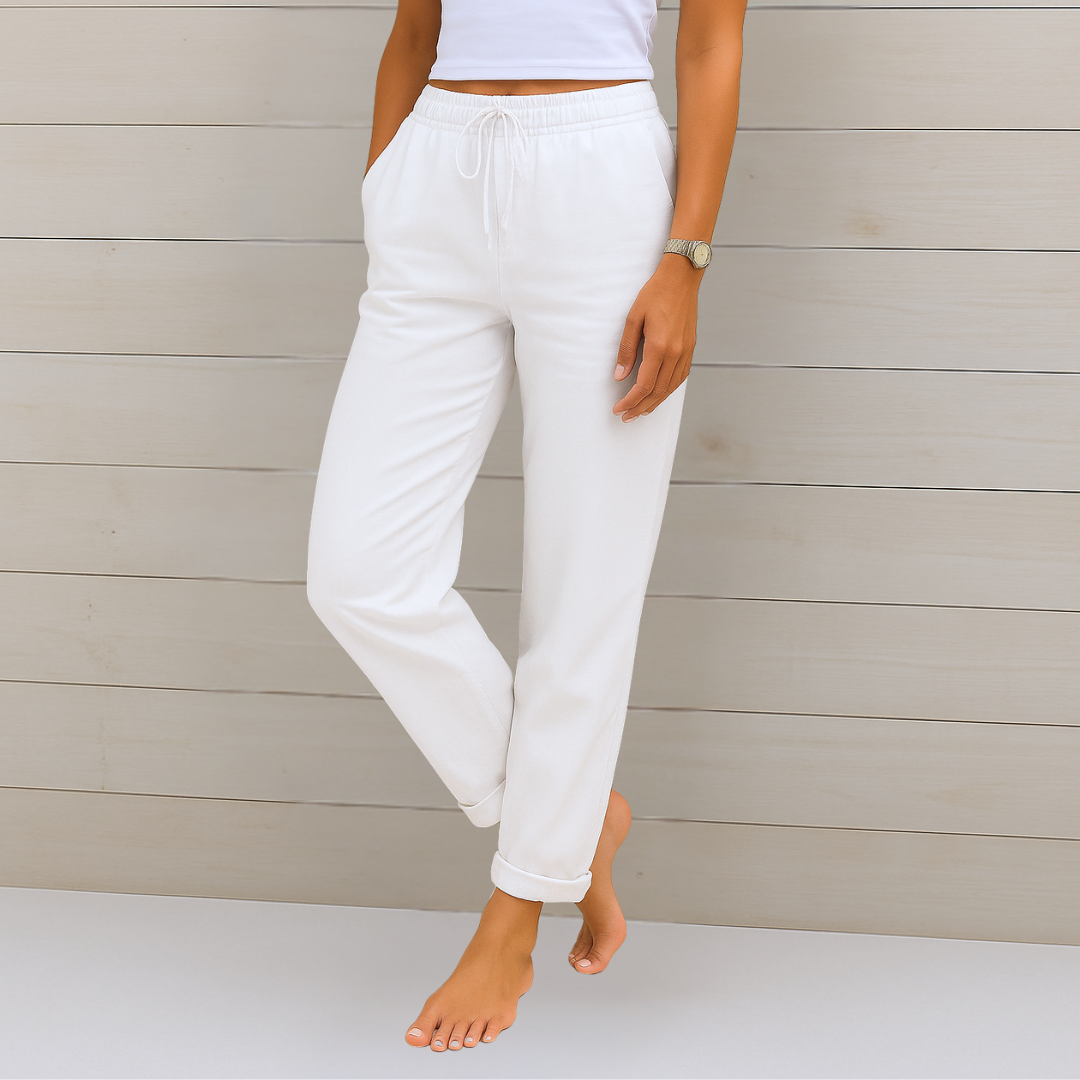 Olivia | Women's Stretch Linen Pants