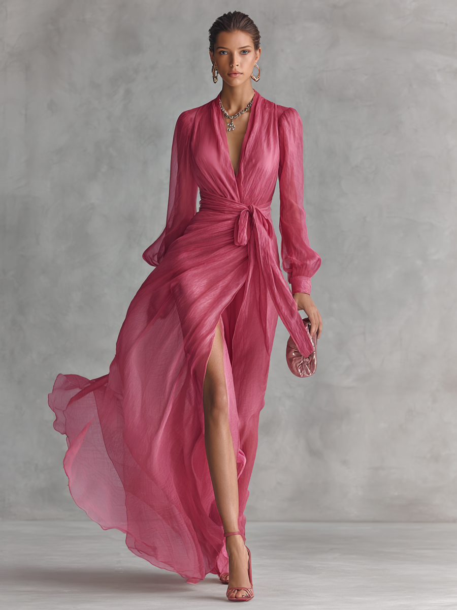 Vivian | Chiffon Maxi Dress