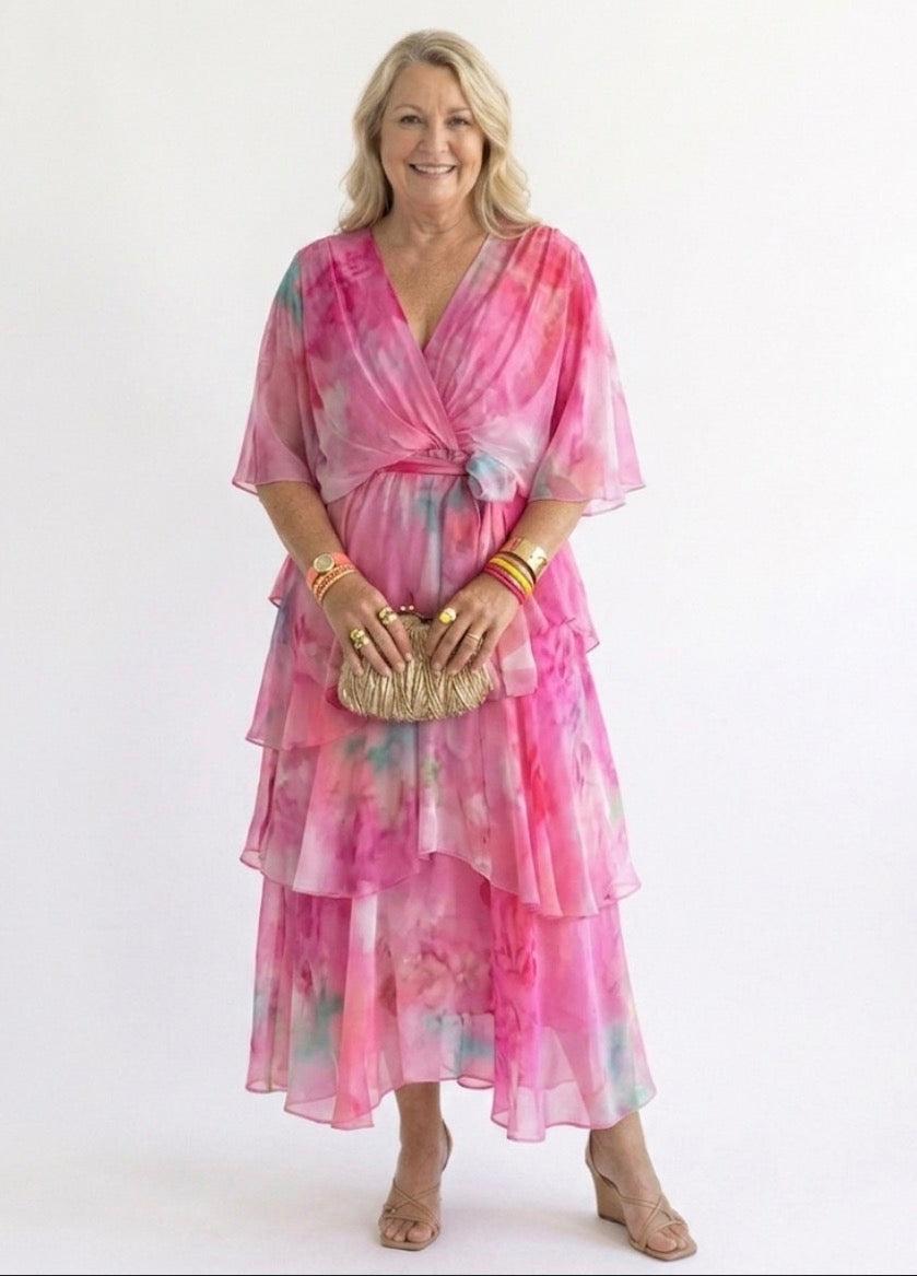 Naomi | Layered Floral Sundress