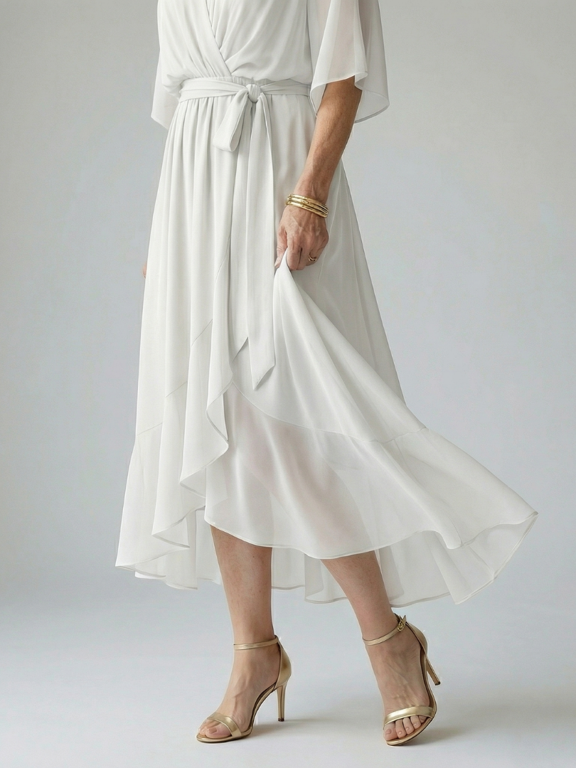 Sienna | Tie-Waist Midi Dress