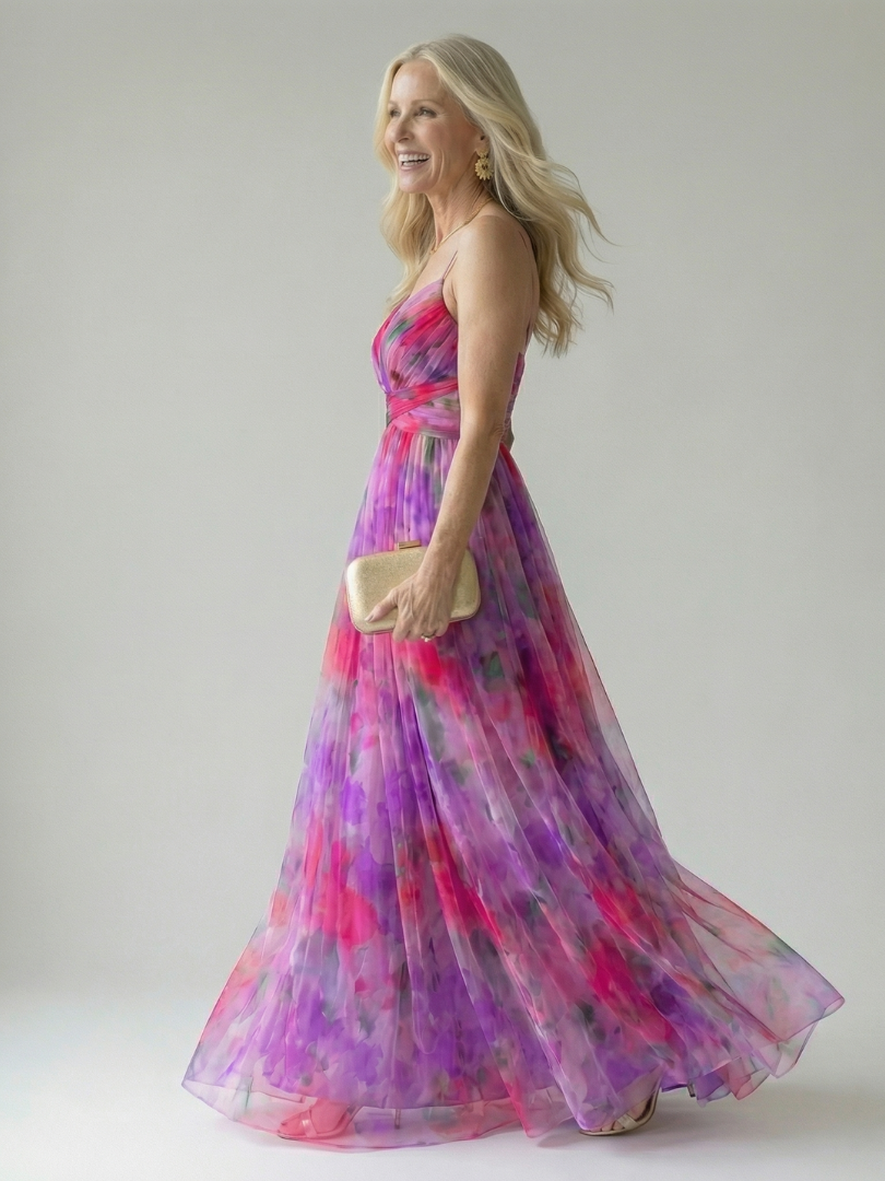 Maya | Sleeveless Wrap Maxi Dress