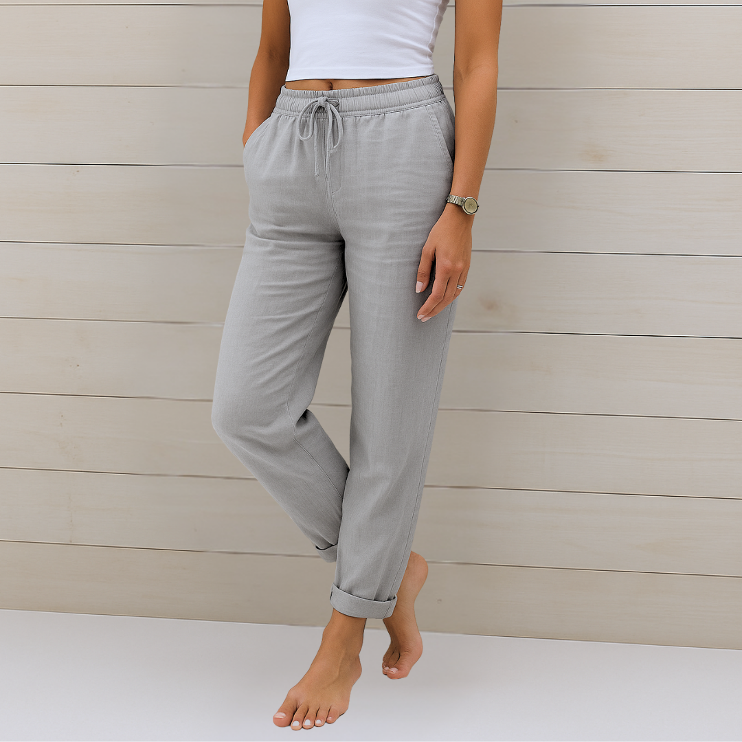 Olivia | Women's Stretch Linen Pants
