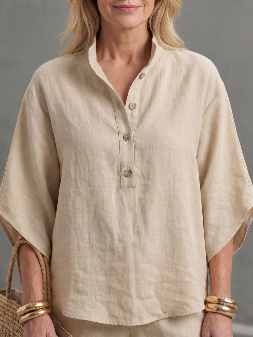 Sienna | Button Front Tunic Set