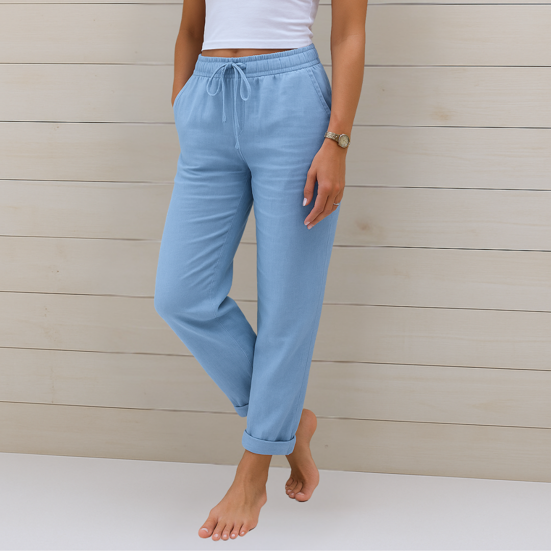 Olivia | Women's Stretch Linen Pants