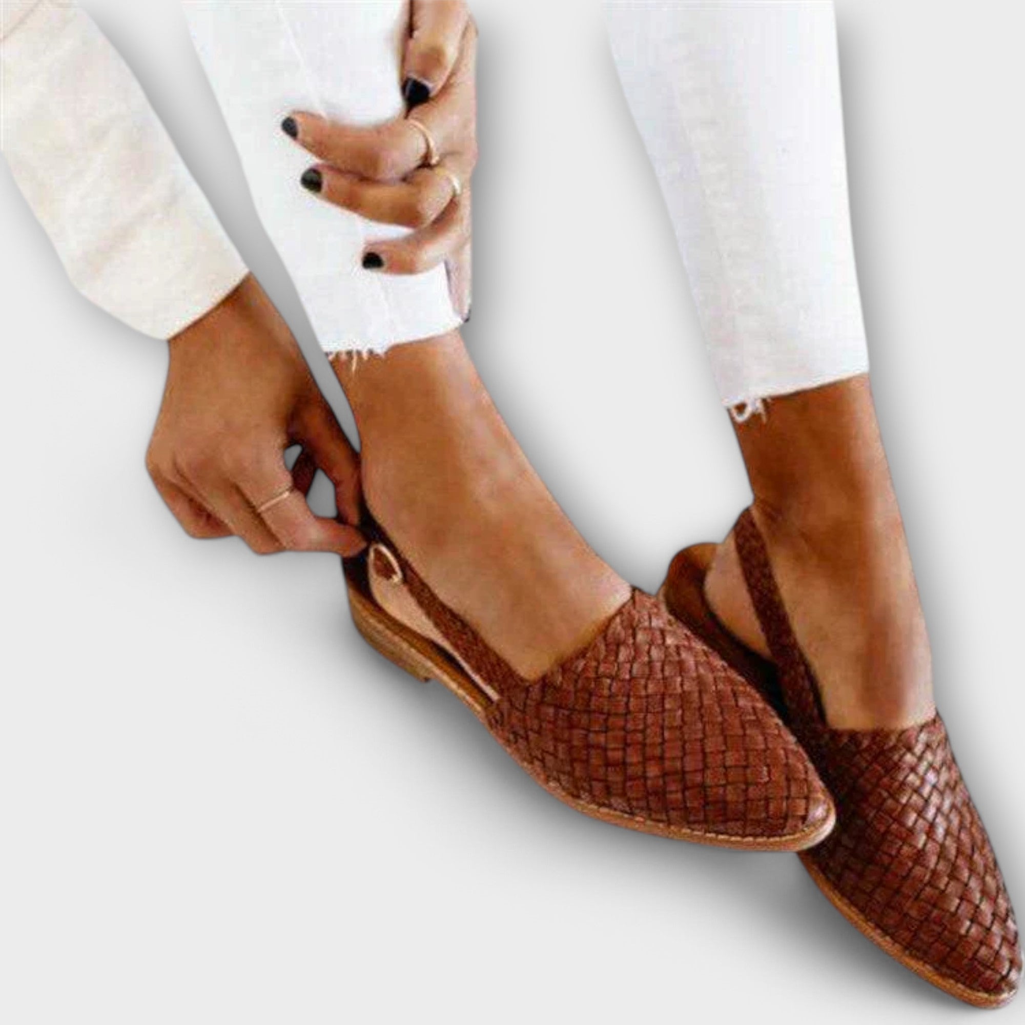 Women's Handwoven Soft-Sole Moccasins