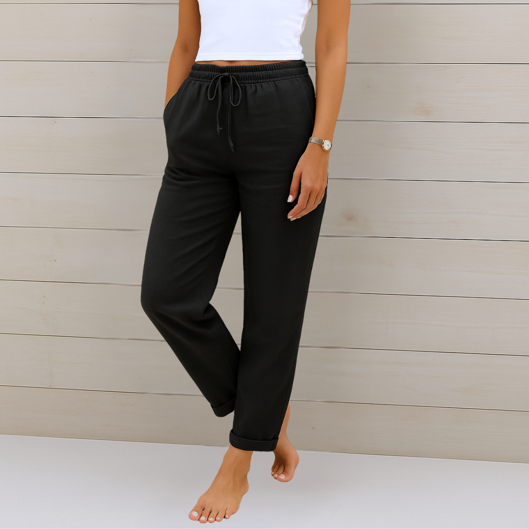Olivia | Women's Stretch Linen Pants