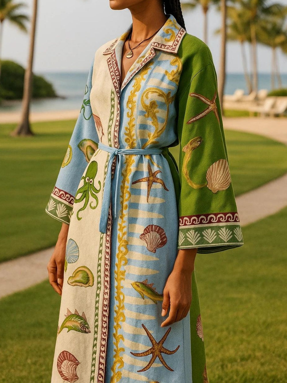 M&H | Twill Midi Shirt Dress