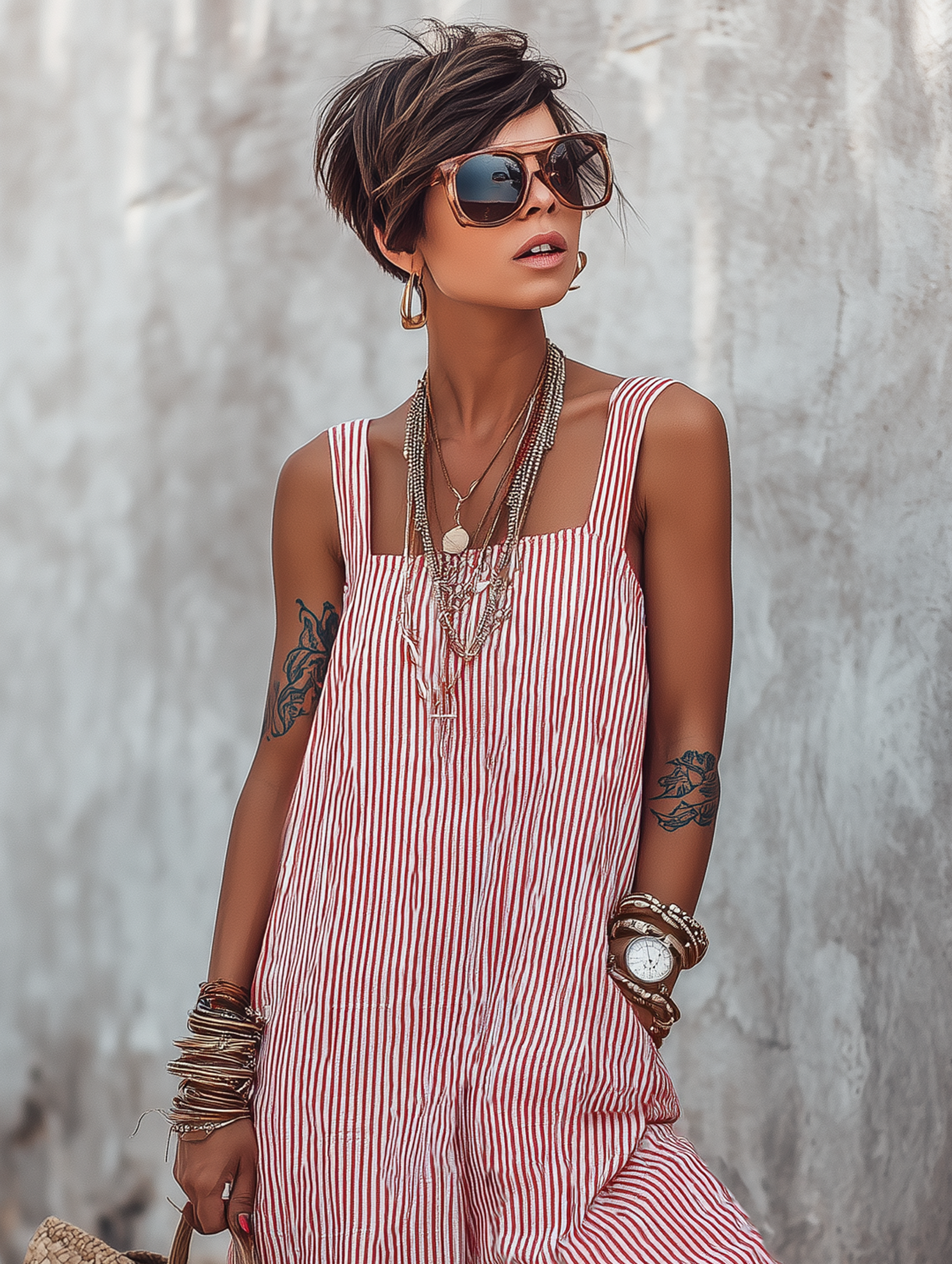 Harper | Loose-Fit Striped Jumpsuit