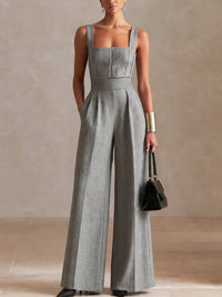 Aisha | Tailored Wide-Leg Jumpsuit
