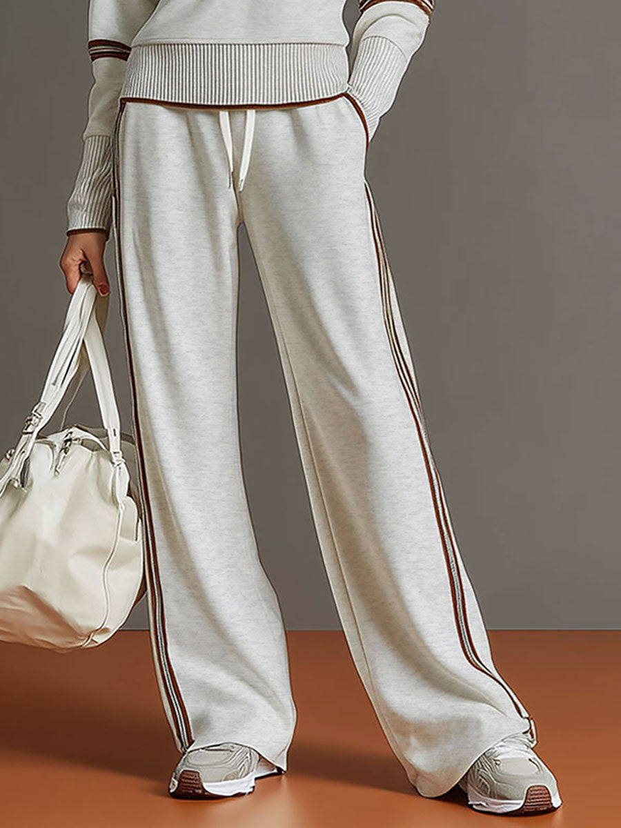 M&H | Two-Piece Set with Wide-Leg Pants