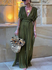M&H | Kimono Draped Maxi Dress