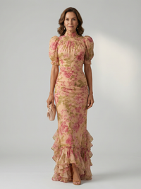 Harper | High-Neck Maxi Dress