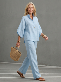 Sienna | Button Front Tunic Set