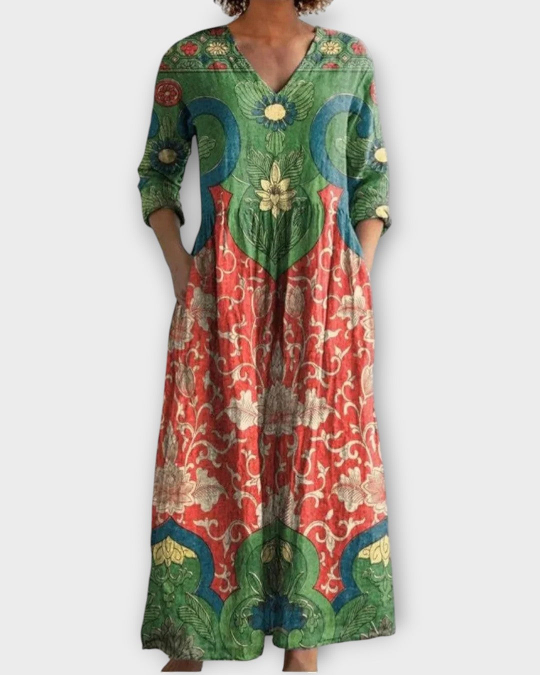 Nadia | Maxi Dress - Vintage Floral