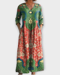 Nadia | Maxi Dress - Vintage Floral