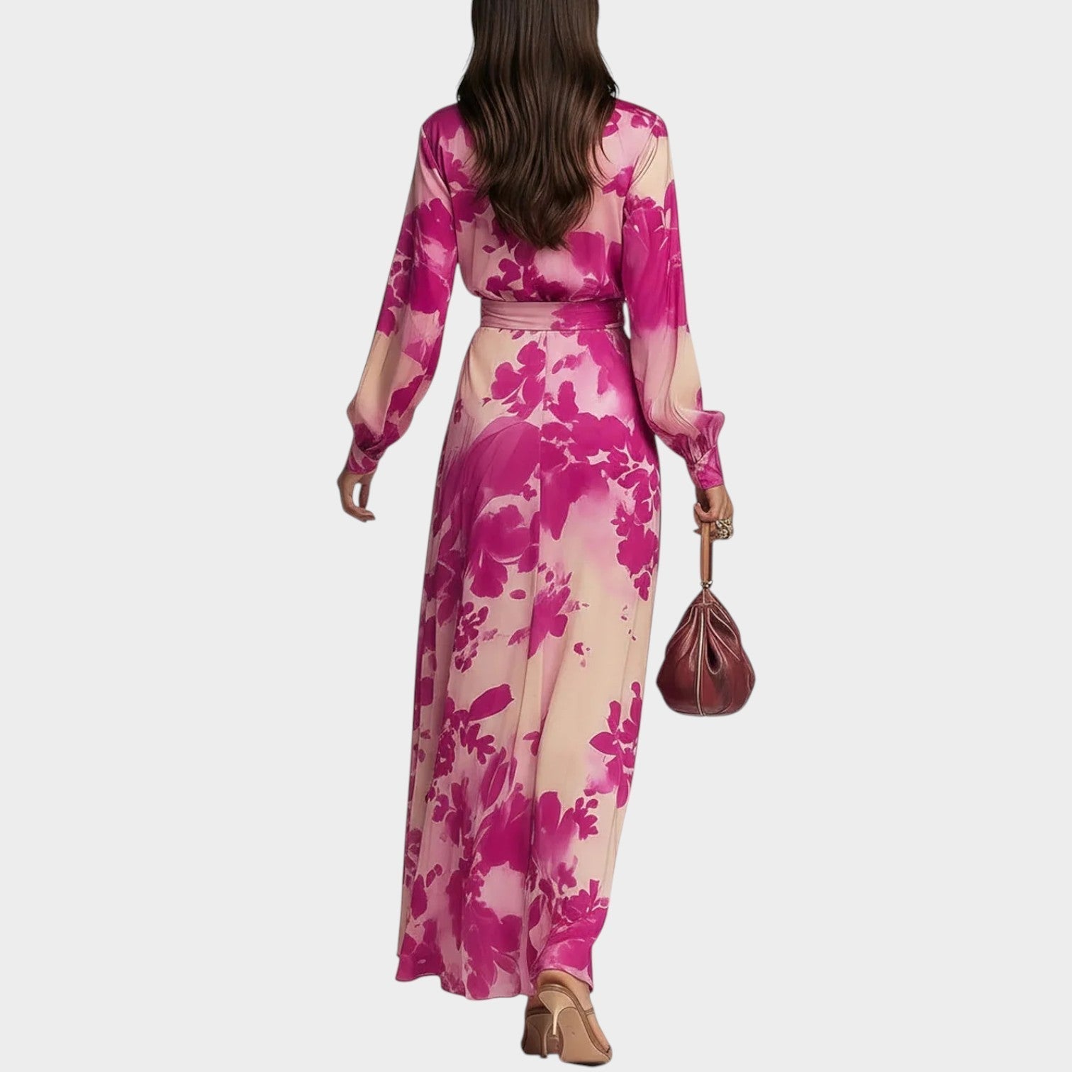 Imani | Flowy Floral Wrap Dress
