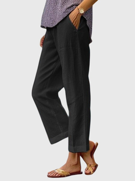 Liliana | Elastic-Waist Wide-Leg Pants