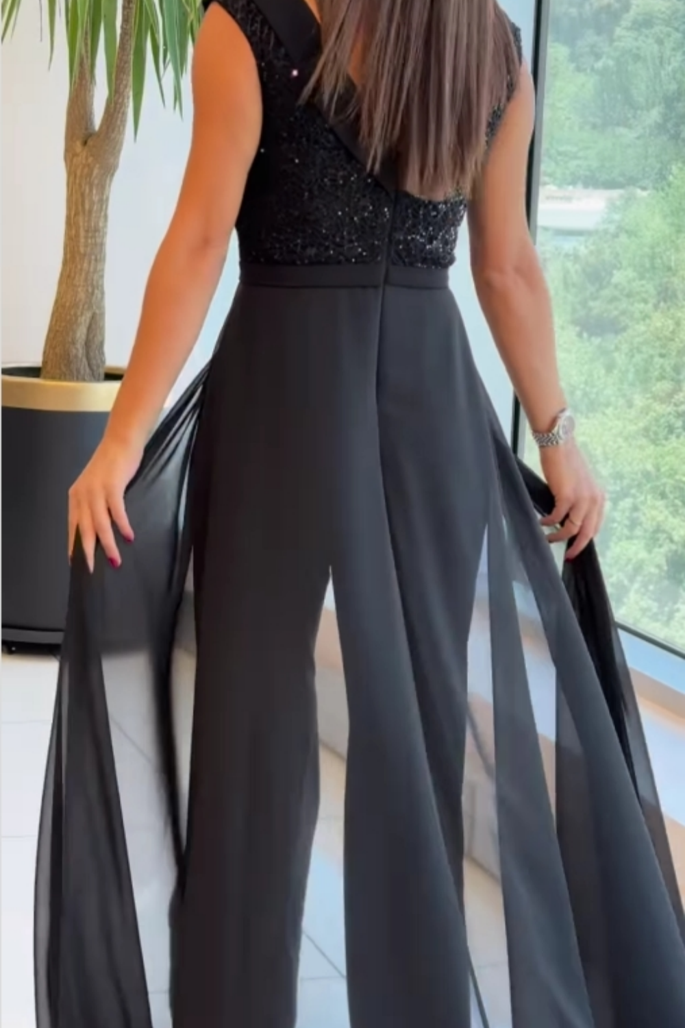 Brielle Tulle Jumpsuit