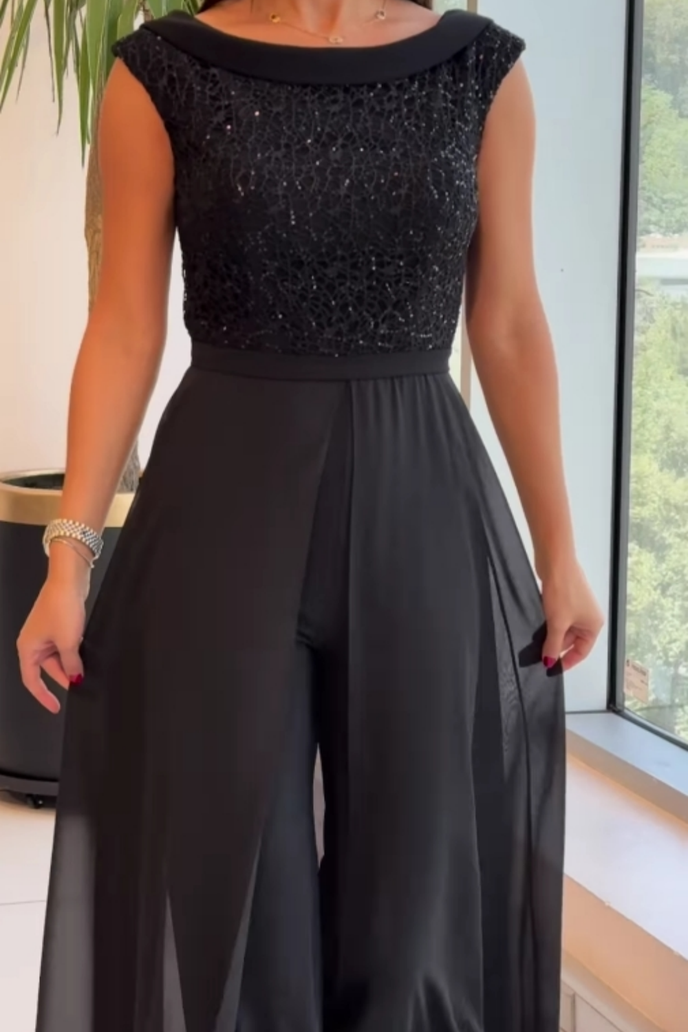 Brielle Tulle Jumpsuit