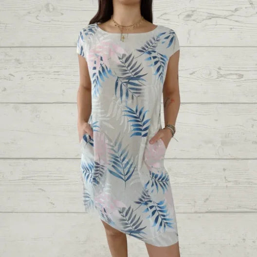 Maya | Cotton-Linen Blend Dress