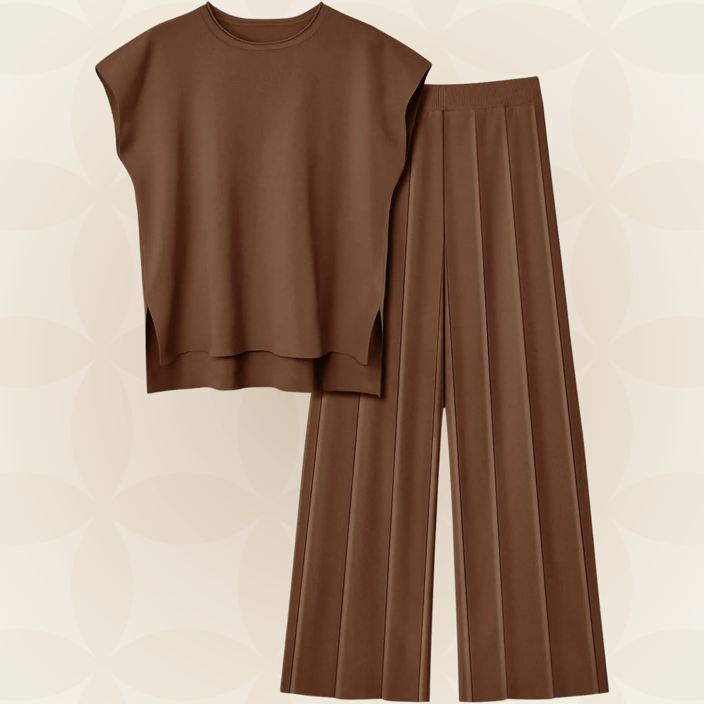 M&H | Two-Piece Set with Wide-Leg Pants