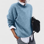 Relaxed-Fit Long-Sleeve Sweater