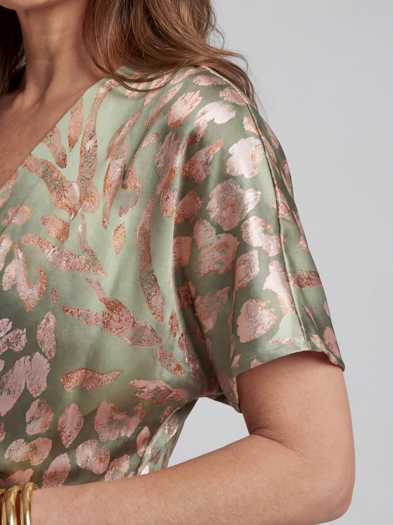 Marisol | Twist-Waist Midi Dress