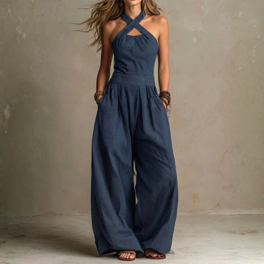 CARMELA | ELEGANT LINEN JUMPSUIT