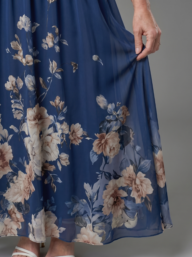 Harper | Sleeveless V-Neck Midi Dress