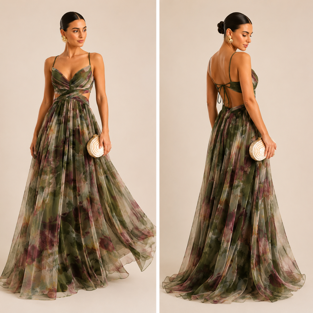 Maxi | Floral Elegance Dress