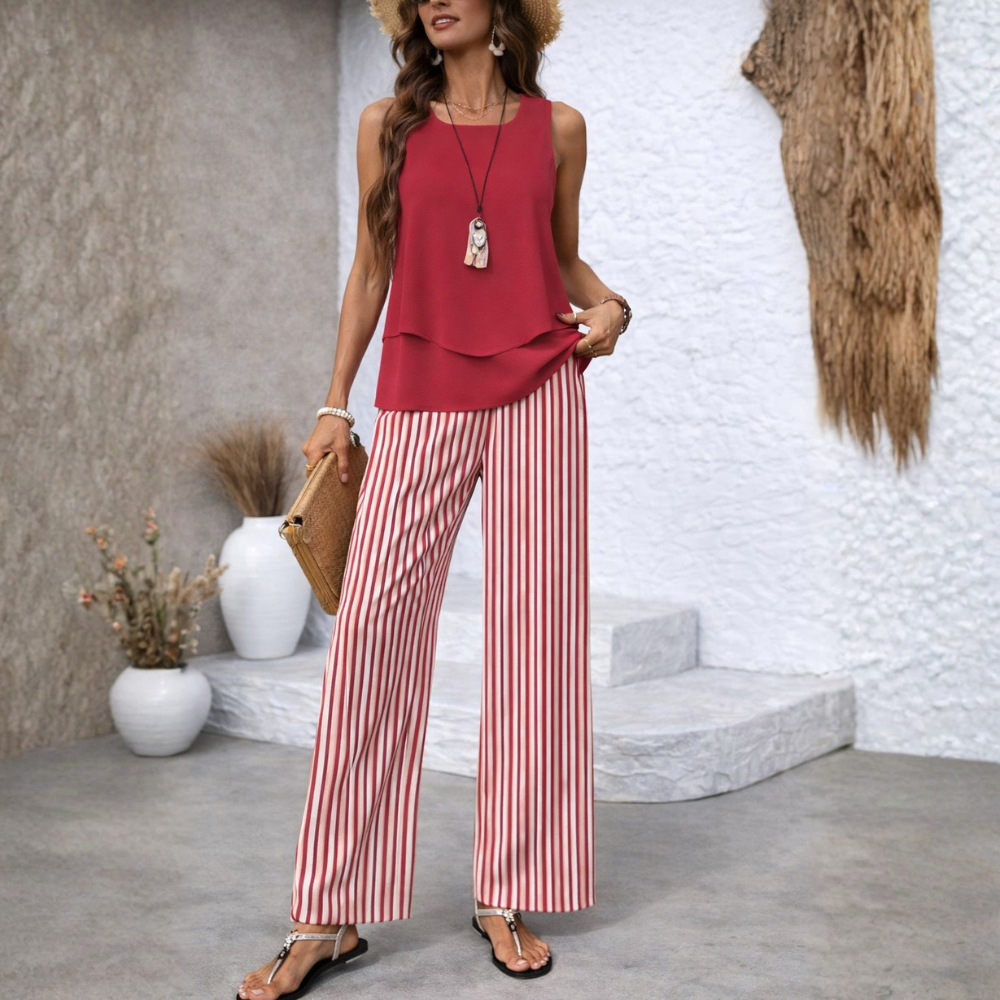 ROSAVIENNE | RIVIERA STRIPED SET