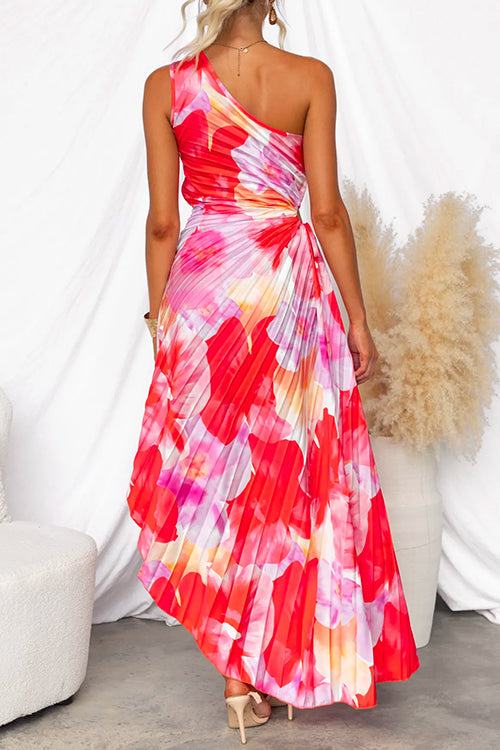 Camila | Pleated Off-the-Shoulder Dress