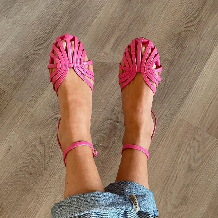 Vittoria | Golden Sandals with Jewelry