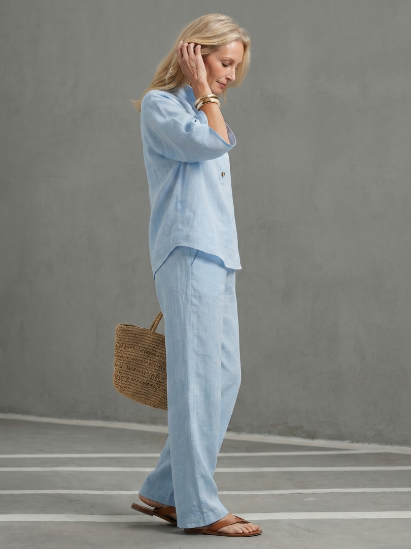 Sienna | Button Front Tunic Set