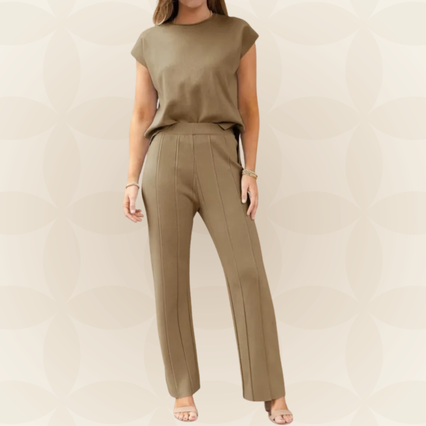 M&H | Two-Piece Set with Wide-Leg Pants