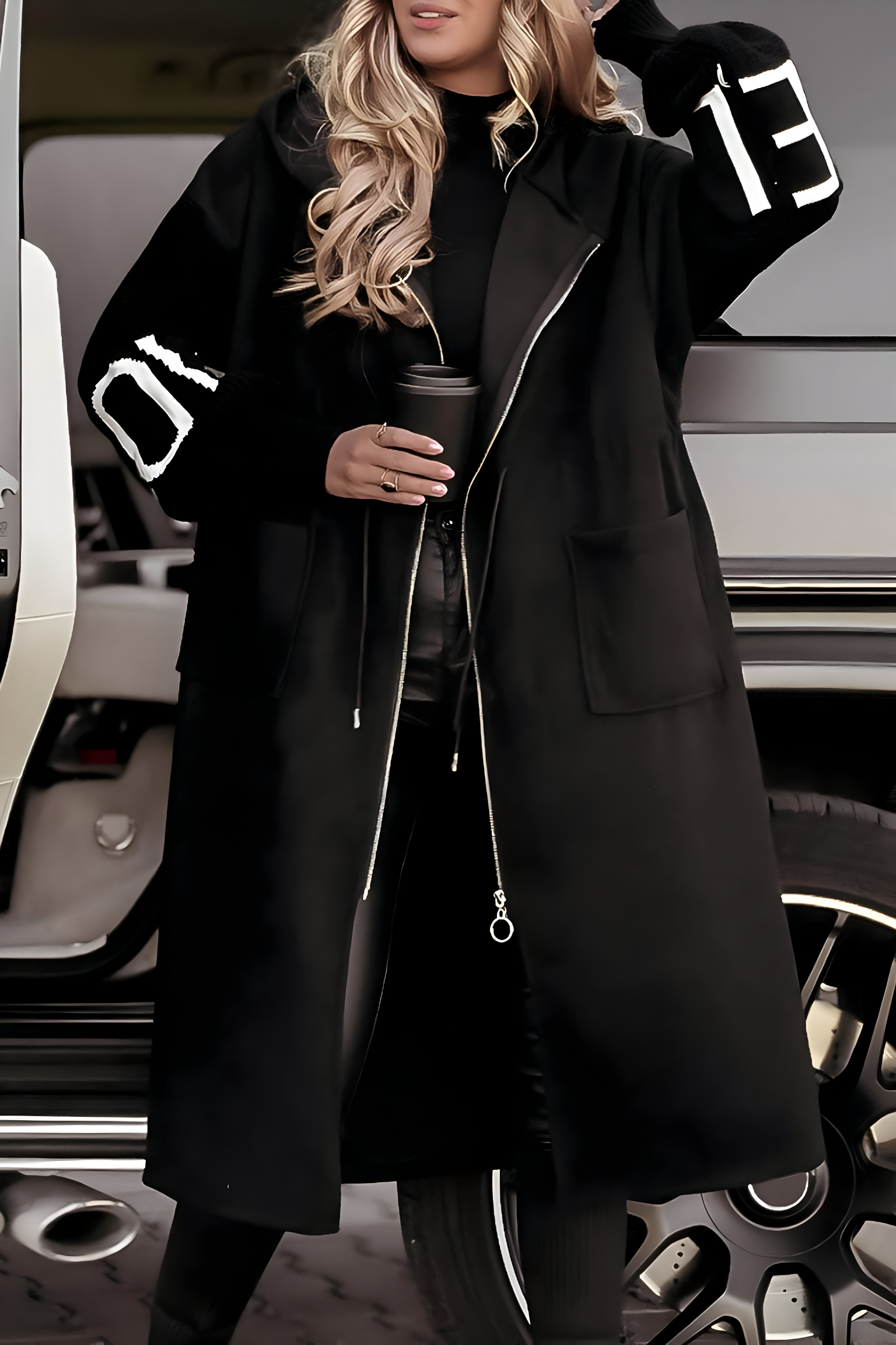 Hooded Knit Coatigan
