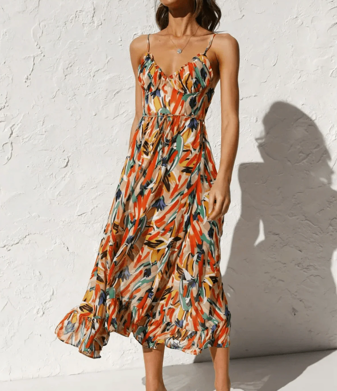 Jasmine | Shimmering Midi Dress