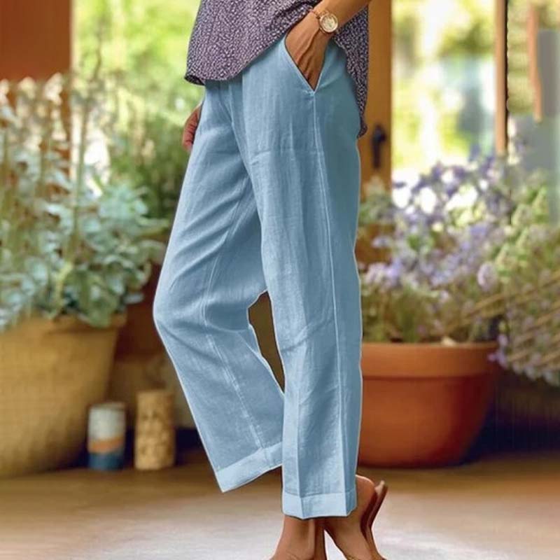 Ava | Elastic-Waist Pants