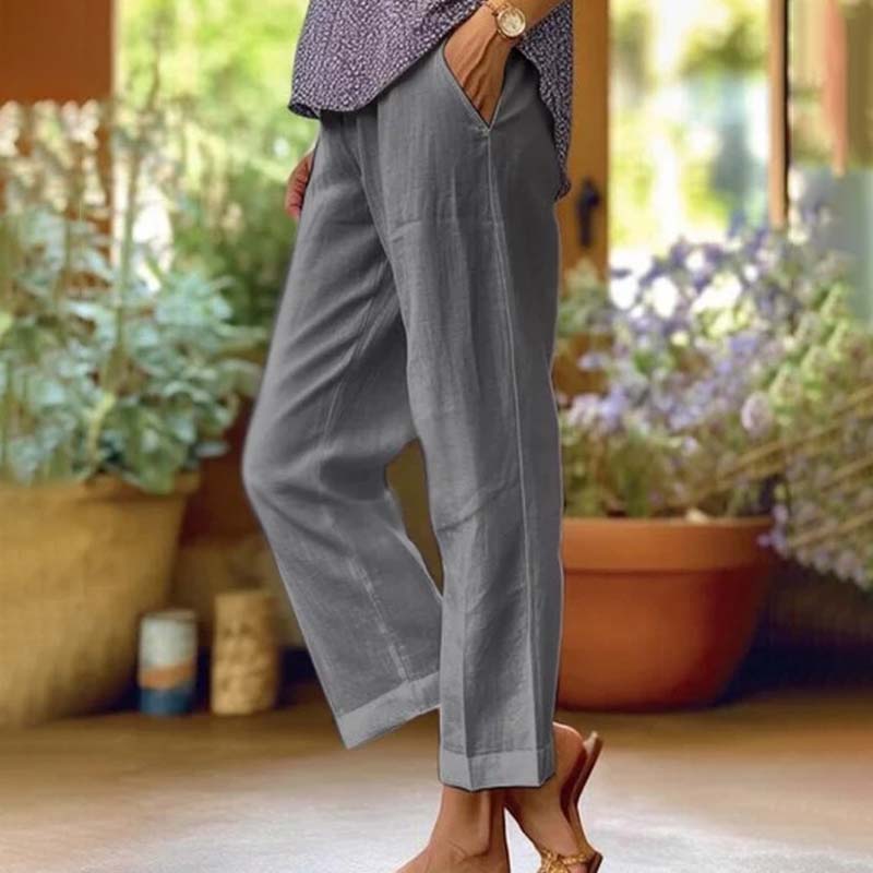 Ava | Elastic-Waist Pants