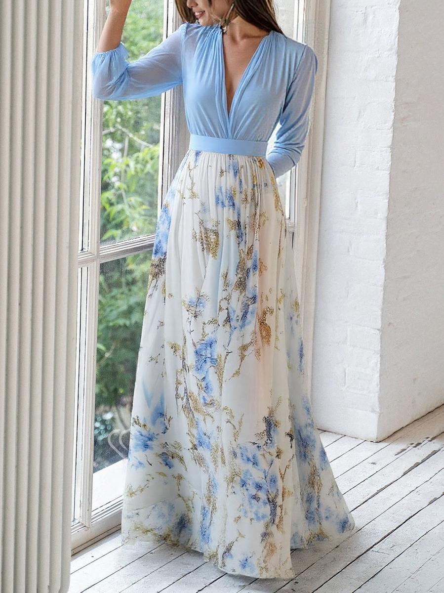 Eloise | Floral Print Maxi Dress