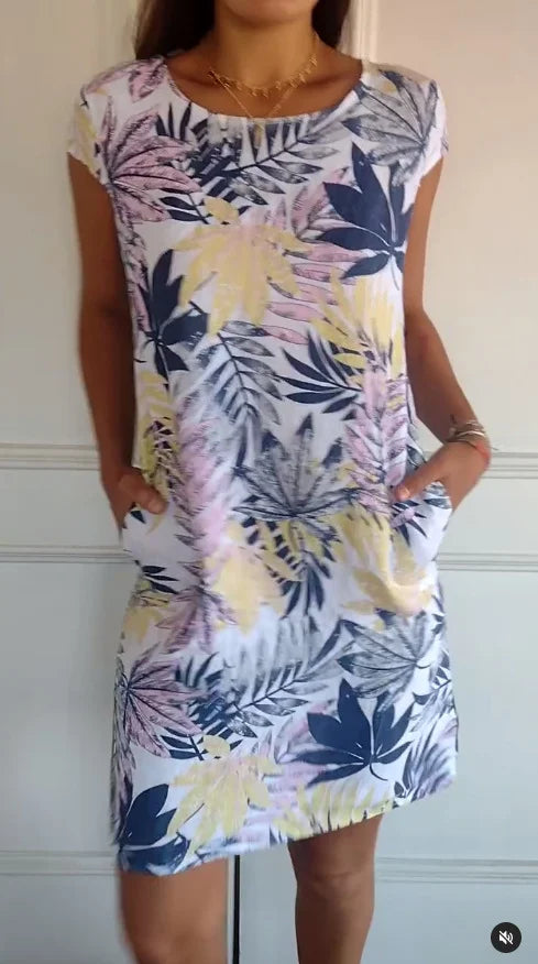 Maya | Cotton-Linen Blend Dress