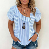 Susaine | Casual Striped Blouse