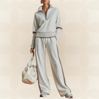 M&H | Two-Piece Set with Wide-Leg Pants
