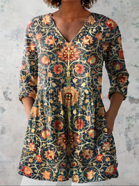 Elara | Long V-neck Blouse