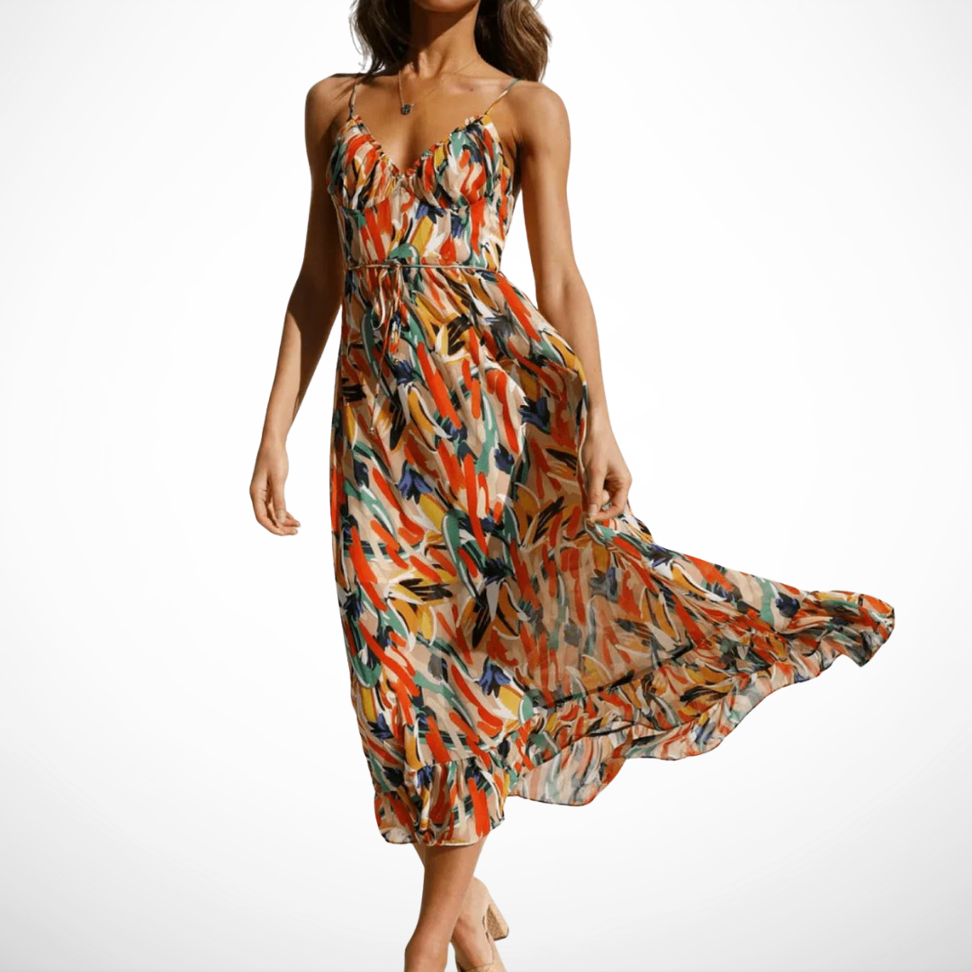 Jasmine | Shimmering Midi Dress
