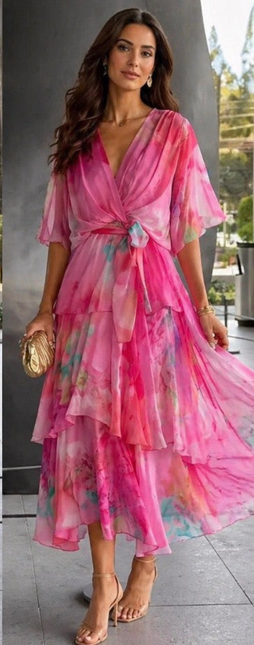 Naomi | Layered Floral Sundress