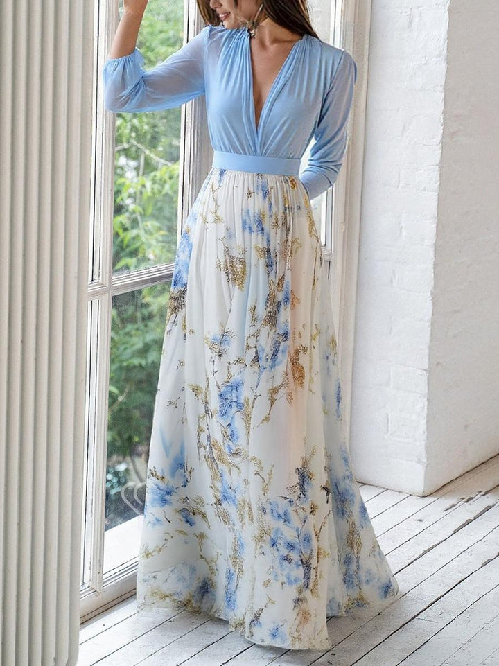 Monica | Flowing Floral Maxi Dress